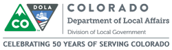 Colorado Dept of Local Affairs Logo